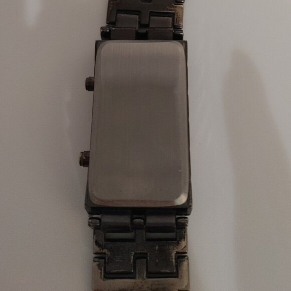 Men's Lava Iron Metal LED Faceless Bracelet Wrist Watch - Picture 6 of 10